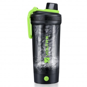 Шейкер спортивний електричний VOLTRX Gallium 600 мл. Tritan Avocado