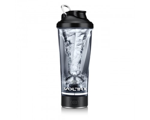 Шейкер спортивний електричний VOLTRX VortexBoost 600 мл. Tritan Black