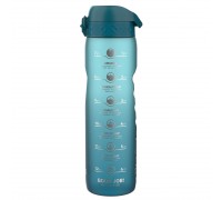 Пляшка для води ION8 1000 мл. BPA Free, Times To Drink, (ЕКО пляшка) BPA Free, Teal & Blue Пляшка для води ION8 1000 мл. BPA Free, Times To Drink, (ЕКО пляшка) BPA Free, Teal & Blue