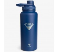 Пляшка для води металева з подвійною вакуумною ізоляцією Bohtal Insulated Bottle 960 ml/32 oz Blue Superman Пляшка для води металева з подвійною вакуумною ізоляцією Bohtal Insulated Bottle 960 ml/32 oz Blue Superman