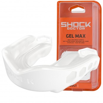Капа Shock Doctor Gel Max дитяча (вік до 10р.) White (art. 6150-TC-YTR)