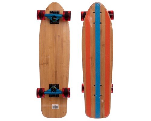 Лонгборд Слалом Slalom из бамбука BAMBOO SP-Sport BAMBOO LY-5366 (колесо-PU, размер деки 71x19см, АВЕС-7, цвета в ассортименте)