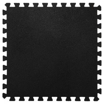Модульное спортивное напольное покрытие мат-пазл 1 шт 100x100x1,5см SP-Sport TA-9957-2 (черный-белый)