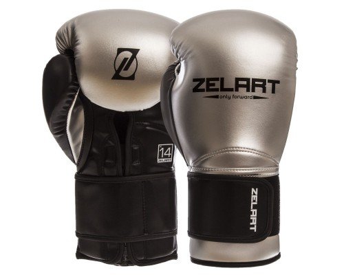Перчатки боксерские на липучке PU Zelart BO-1384 (размер 10-14oz, цвета в ассортименте)