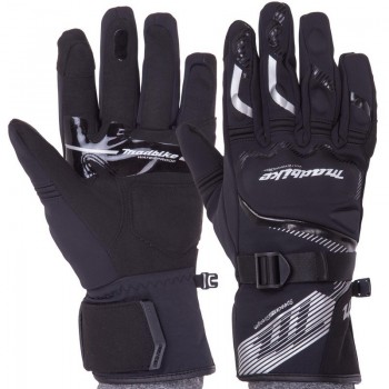 Мотоперчатки зимние MADBIKE MAD-65 M-XL Черный-серый