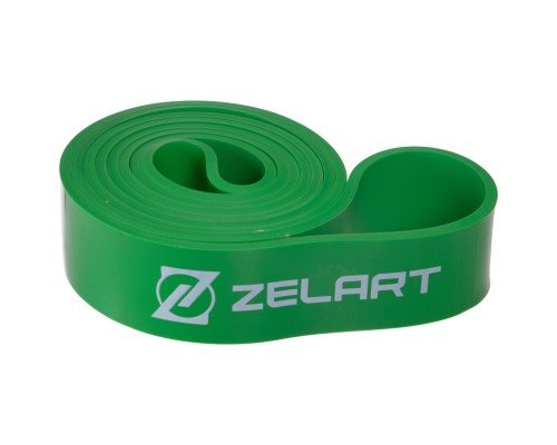Резина петля для подтягиваний и тренировок лента силовая Zelart POWER LOOP FI-2606-4 (MD1353-4) (латекс, 2080x44x4,5мм, L, нагр.23-54кг, зеленый)