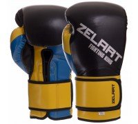 Перчатки боксерские на липучке PU Zelart BO-2887 (размер 10-12oz, цвета в ассортименте)