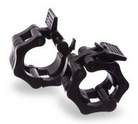 Замки быстросъемные для грифа ø50мм Lock-Jaw PRO 2штуки Zelart CL-33-50 (нейлон, цена за 2шт., черный)