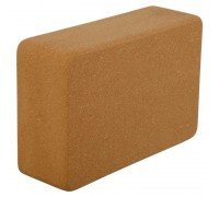 Блок для йоги пробковый SP-Sport FI-0095 (пробковое дерево, р-р 22x13x7см, светло-коричневый)