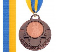 Медаль спортивная с лентой тематическая  SP-Sport AIM Танцы ø5см C-4846-0052 (металл, 25g, 1-золото, 2-серебро, 3-бронза)