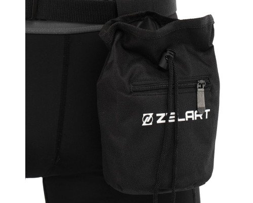 Мешок с магнезией Zelart TA-00074 Chalk Set (магнезия 2шт d-8,5см, мешок размер 12,5х21см)