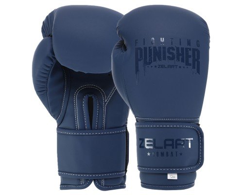 Перчатки боксерские на липучке PU Zelart PUNISHER BO-7553 (размер 10-14oz, цвета в ассортименте)
