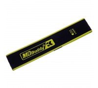 Резинка тканевая для упражнений лента сопротивления LOOP BANDS MDbuddy FI-2621-L (MD1389-L) (нейлон, размер 620x60мм, жесткость L, черный-салатовый)
