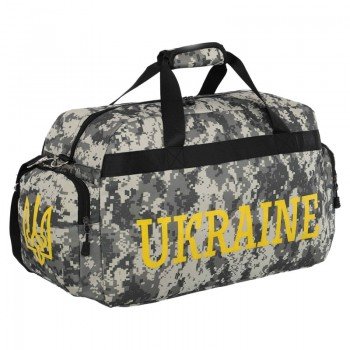 Сумка спортивная UKRAINE GA-819-UKR (полиэстер, размер 55x34x23см, цвета в ассортименте)