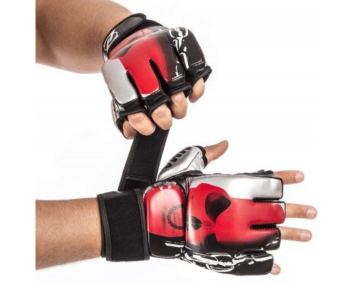 Перчатки для смешанных единоборств MMA PU ZELART BO-1319 (р-р S-XL, цвета в ассортименте)