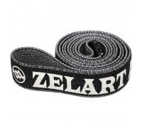 Резинка тканевая для упражнений лента сопротивления LOOP BANDS Zelart FI-1970-3XL (полиэстер, латекс, размер 2080х45мм, жесткость 3XL, черный)