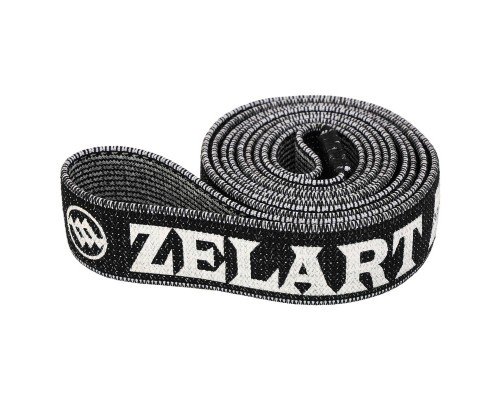 Резинка тканевая для упражнений лента сопротивления LOOP BANDS Zelart FI-1970-3XL (полиэстер, латекс, размер 2080х45мм, жесткость 3XL, черный)
