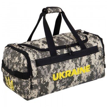Сумка спортивная UKRAINE GA-1801-UKR (полиэстер, размер 50X23X25см, цвета в ассортименте)