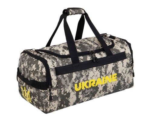 Сумка спортивная UKRAINE GA-1801-UKR (полиэстер, размер 50X23X25см, цвета в ассортименте)