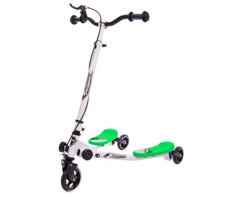Самокат инерционный трайк TRIKKE SPEEDER SP06 (колеса-PU, d-130мм, d-90мм, АВЕС-7, цвета в ассортименте)