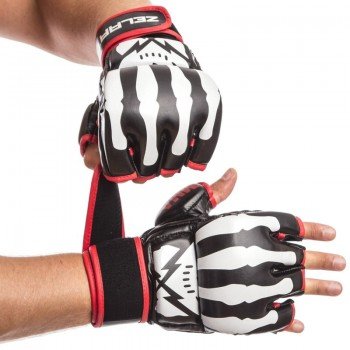 Перчатки для смешанных единоборств MMA PU ZELART BO-1395 (р-р S-L, цвета в ассортименте)