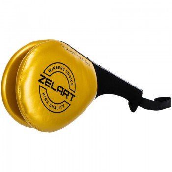 Ракетка хлопушка для тхэквондо двойная PU 1штука Zelart BO-1238 (1шт) (PU, наполнитель-пенополиуретан, цвета в ассортименте)