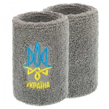 Напульсник спортивный махровый от пота на запястье 1штука УКРАЇНА BC-9273 (хлопок, полиэстер, безразмерный, цвета в ассортименте)