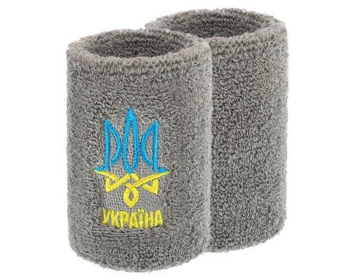 Напульсник спортивный махровый от пота на запястье 1штука УКРАЇНА BC-9273 (хлопок, полиэстер, безразмерный, цвета в ассортименте)