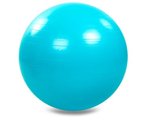 Фитбол мяч для фитнеса глянцевый ø75см Zelart FI-1981-75 (PVC,1000г, цвета в ассортименте, ABS технология)