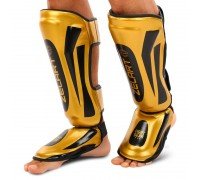 Защита голени и стопы Муай Тай, ММА, Кикбоксинг PU Zelart BO-8357 (M-XL, цвета в ассортименте)