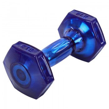 Гантель для фитнеса с TPU покрытием 1штука Zelart Jelly Urethane Coated Dumbbell TA-2946-5LB (1x2,3кг) (1шт, TPU, фиолетовый) MD2129