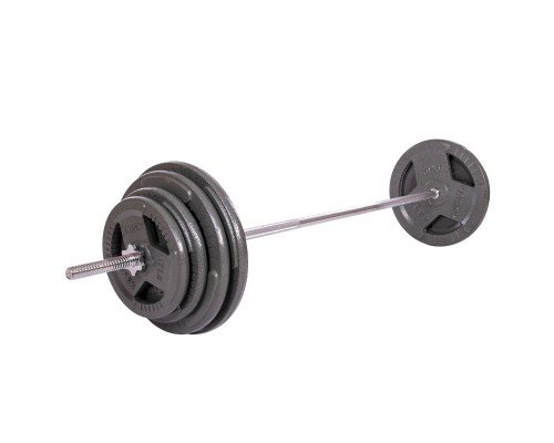 Штанга разборная стальные блины SP-Sport TA-2431-115 115кг (гриф TA-8068 l-1,8м, блины 2x(7,5+10+15+20кг))уп.в6ящ