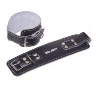 Манжеты для тяги на руки и ноги 2 штуки Zelart SB-165197 (длина-см, ширина-см, кожа, черный)