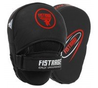Лапа боксерская изогнутая тренировочная кожа 2штуки FISTRAGE VL-4149 (р-р 25х19х9см, цвета в ассортименте)