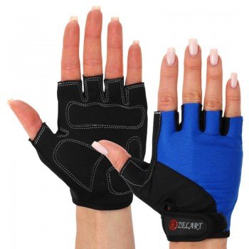 Перчатки для фитнеса и тренировок женские Zelart BC-3787 размер XS-M (PL, PVC, цвета в ассортименте)