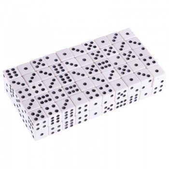 Кости игральные кубики для настольных игр Dice 1 штука SP-Sport IG-5514 (пластик, р-р 1,5x1,5см, цена за 1 шт, в уп.100 шт.)
