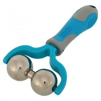 Массажер роликовый для тела и лица ручной 2 массажера Mdbuddy Polar Roller FI-5422 (PVC, PP, TPR, d-3,5см, 2 массажных шарика) MD1295