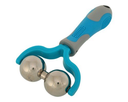 Массажер роликовый для тела и лица ручной 2 массажера Mdbuddy Polar Roller FI-5422 (PVC, PP, TPR, d-3,5см, 2 массажных шарика) MD1295