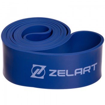 Резина петля для подтягиваний и тренировок лента силовая Zelart POWER LOOP FI-2606-5 (MD1353-5) (латекс, 2080x64x4,5мм, XL, нагр.27-68кг, синий)