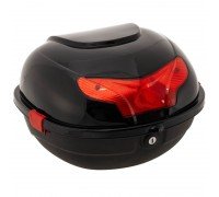 Кофр центральный задний для мотоцикла пластиковый Top Case 1шт SP-Sport MS-5787 (ABS-пластик, поликарбонат, размер 31х33х22см, черный-красный)