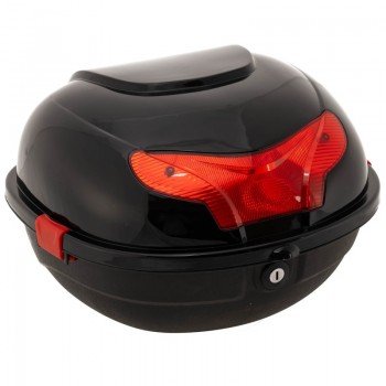 Кофр центральный задний для мотоцикла пластиковый Top Case 1шт SP-Sport MS-5787 (ABS-пластик, поликарбонат, размер 31х33х22см, черный-красный)