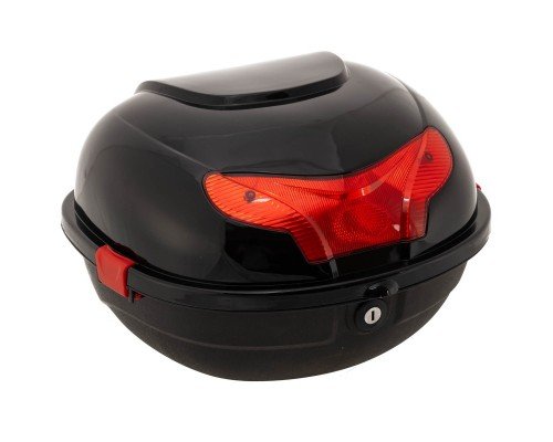 Кофр центральный задний для мотоцикла пластиковый Top Case 1шт SP-Sport MS-5787 (ABS-пластик, поликарбонат, размер 31х33х22см, черный-красный)