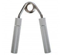 Эспандер кистевой пружинный Bone Crusher 1штука SP-Sport 8062 150LB (металл, нагрузка 67,5кг, серебряный)