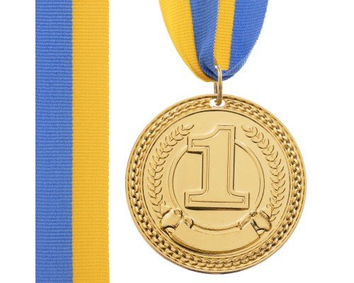 Медаль спортивная с лентой SP-Sport CELEBRITY ø6,5см C-6400 (металл1-золото, 2-серебро, 3-бронза, ø6,5см, 38g)