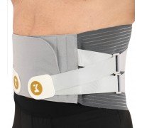 Пояс корсетный для спорта SIBOTE WAIST SUPPORT ST-7599 (полиэстер, нейлон, резина, размер S-2XL, черный-серый)