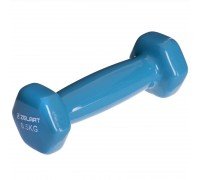 Гантель для фитнеса виниловая 1штука Zelart TA-2777-0_5 (1x0,5кг) (MD2016-0,5) (цена за 1шт, цвета в ассортименте)