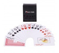 Карты игральные пластиковые SP-Sport IG-6010 POKER CLUB (колода в 54 листа, толщина-0,32мм)