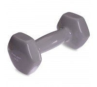 Гантель для фитнеса виниловая 1штука Zelart TA-2777-2 (1x2кг) (MD2016-2) (цена за 1шт, цвета в ассортименте)