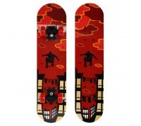 Скейтборд деревянный Мини 23" SP-Sport SK-2406 (колесо-PVC, размер деки 60х14х1,2см, пластиковая подвеска, цвета в ассортименте)