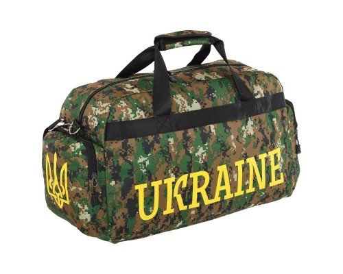 Сумка спортивная UKRAINE GA-819-UKR (полиэстер, размер 55x34x23см, цвета в ассортименте)